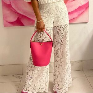 BCBGMaxAzria Ivory Lace Pants